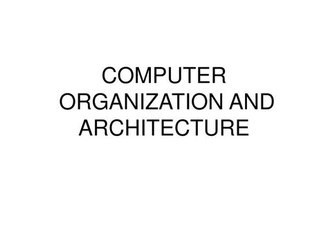Image result for Computer Organization and Architecture Logo