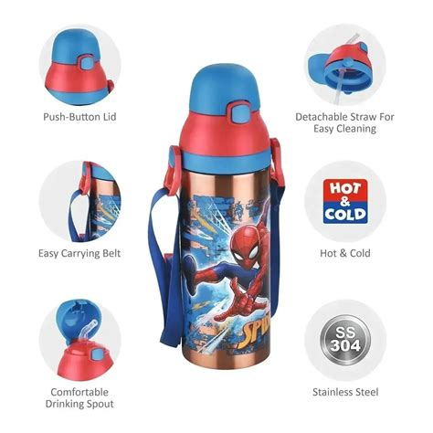 Joyo Kiddo 500 ml Stainless Steel Vacuum Insulated Water Bottle for ...