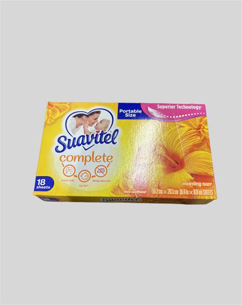 Suavitel Complete Laundry Dryer Sheets, Morning Sun Scent, 360 Count ...