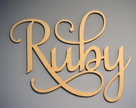 Image result for Ruby Name Cursive Design