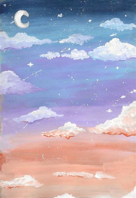 15+ Cloud Painting Ideas - Art Inspiration - HARUNMUDAK