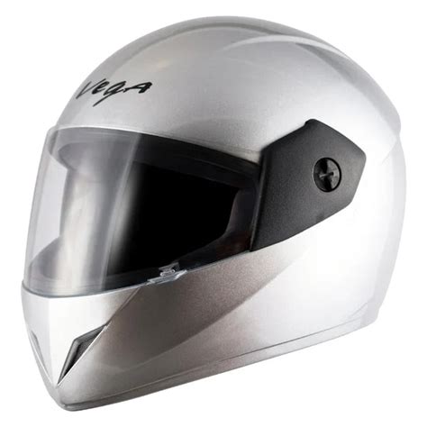 Vega Cliff Dx Silver Helmet | Shop Helmets at BIKERSTORE.IN – Biker.Store