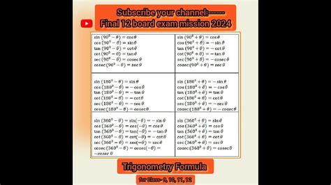 Trignometry R Formulas 的图像结果