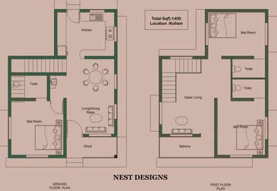 Designs by Civil Engineer Nest Design and developers, Kollam | Kolo