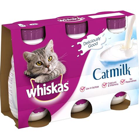 Milk for Cats | Whiskas Cat Milk - 3 x 200ml | Petwell