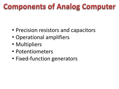 What Is Analog Computer 的图像结果