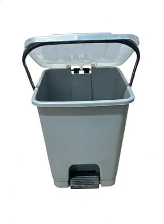 Oneclick Step-On Pedal Dustbin/Waste Bin with Lid|Solid Color & Durable ...