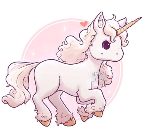 Unicorn | Naomi Lord | Unicorn drawing, Kawaii drawings, Cute animal drawings