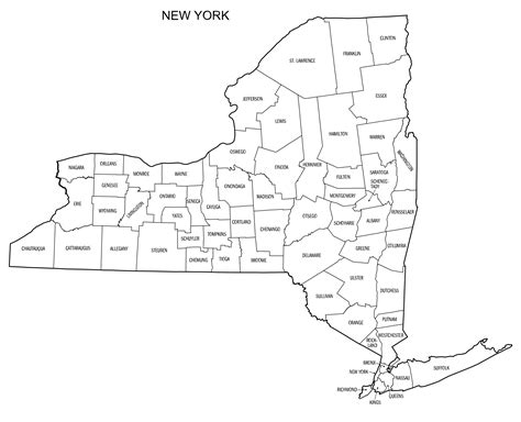 County Lines List Of Counties In New York Wikipedia