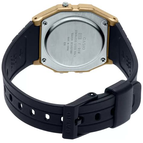 Casio D142 YOUTH F91WM-9ADF Gold Digital Unisex Watch – Sai Creations ...
