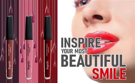 Buy Angeala Non Transfer Waterproof Longlasting Liquid Matte Lipstick ...