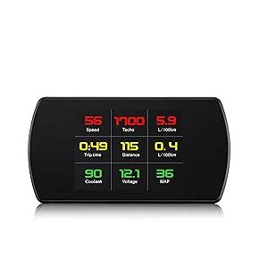 Head Up Display Car HUD Smart Dashboard Speedometer with Overspeed ...