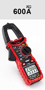 KAIWEETS Digital Clamp Meter T-RMS 6000 Counts, Voltage Tester Auto ...