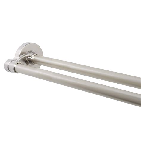 Zenna Home E36602bn Neverrust Aluminum Double Tension Shower Rod Com