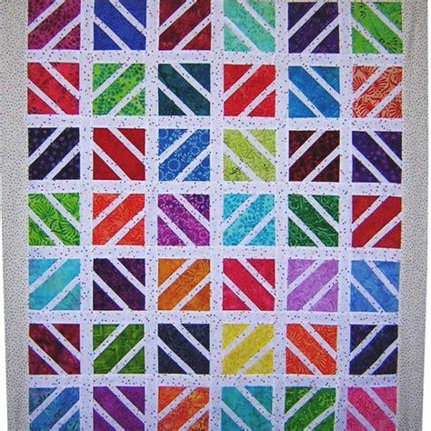 Image result for Fractured Round Robin Quilt Pattern