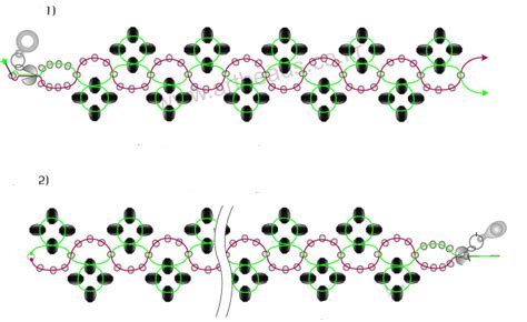 Bracelet Tutorial: Free patterns beaded bracelets for beginners