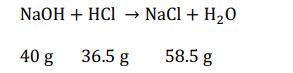 100 mL solution of NaOH (containing 4 g NaOH per litre) and 50 mL of ...