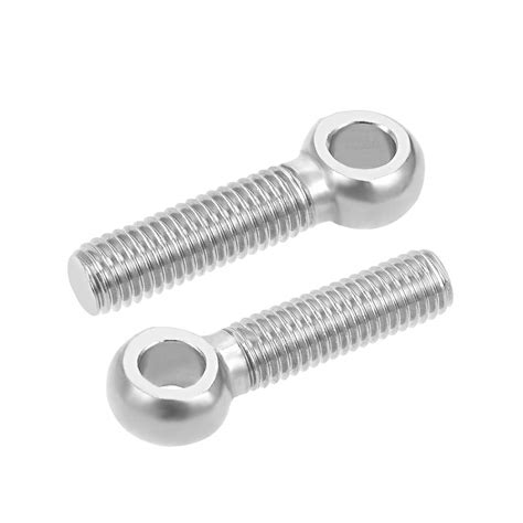 uxcell M10 x 40mm 304 Stainless Steel Machine Shoulder Lift Eye Bolt ...