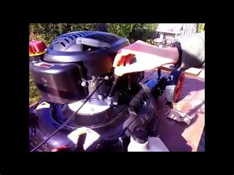 Montaggio rasaerba a scoppio GeoTech M510 MS T475   YouTube