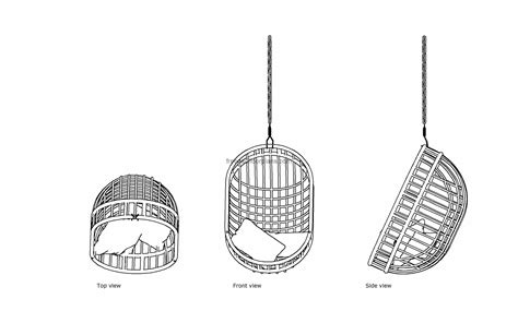 Swing Chair Top View Cad Block at Harry Stedman blog