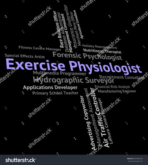 Exercise Physiologist Representing Examination Employment Jobs Stock ...