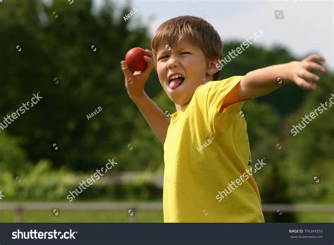 Child Throw Ball
