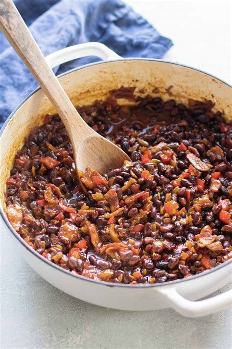 Baked Black Beans - Girl Gone Gourmet
