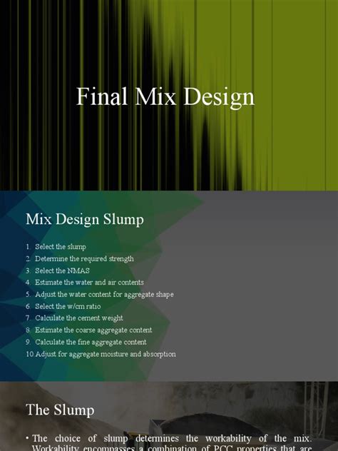 Mix Design Calculation 的图像结果