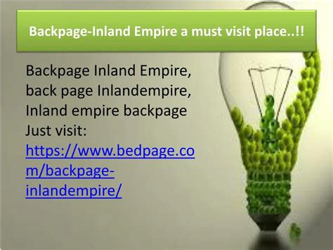 PPT - backpage-Inland Empire a must visit place..!! PowerPoint ...