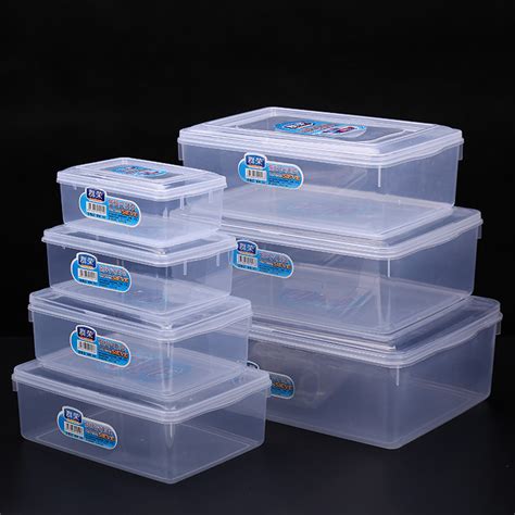 【包邮】透明带盖钻石食物塑料保鲜盒套装3件套 冰箱食物收纳4件-阿里巴巴