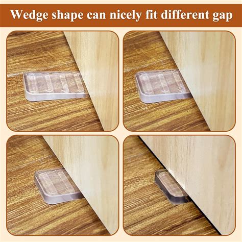 Anjmd 20 Pack Furniture Leveling Shims Plastic Clear India | Ubuy