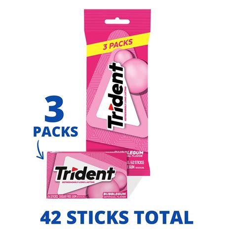 Trident Bubble Gum Ingredients