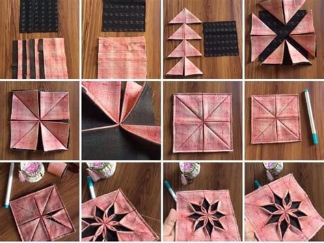 Cathedral Window Quilting Tutorial 的图像结果