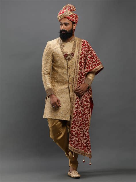 Rent/Buy Embroidered Heavy Groom Sherwani | Home Trial | Free Delivery ...