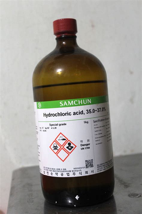 Labchem Hydrochloric Acid at Anglea Ramos blog