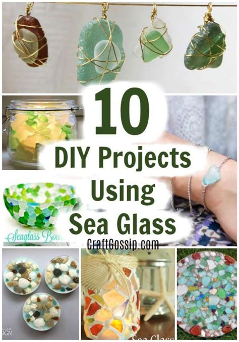 Sea Glass Crafts 的图像结果