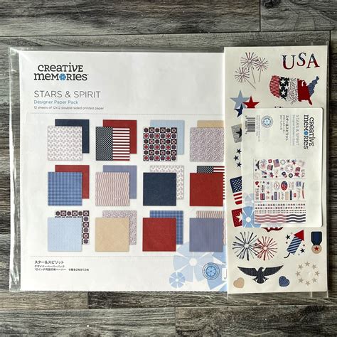 Stars & Spirit Paper & Sticker Bundle by Creative Memories - Tessa ...