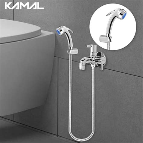 Enigma Health Faucet (ABS Gun) with SS Shower Hose & Wall Hook - by Ka ...