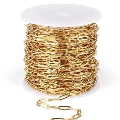 Cadikez [33 Ft] Stainless Steel Paperclip Chains Roll, 3mm India | Ubuy