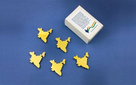 Buy India Map Magnetic Lapel Pin | Set of 5 online – Indic Inspirations