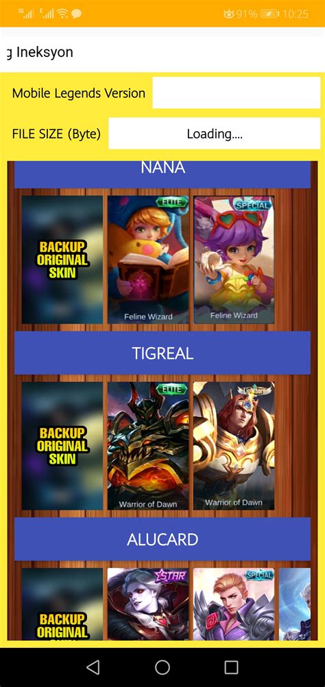 MLBB Injector App 的图像结果