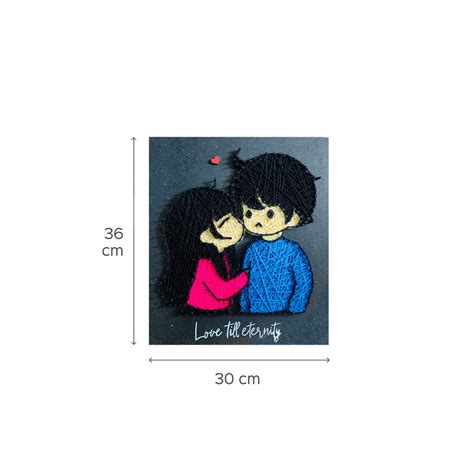 Buy Cute Couple String Art with Quote Online On Zwende