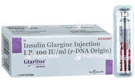 Glaritus 100 Iu Cartridge 3 Ml - Uses, Side Effects, Dosage, Price ...