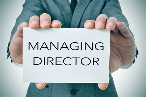 Managing Director - Meaning | Role and Responsibilities | Duties