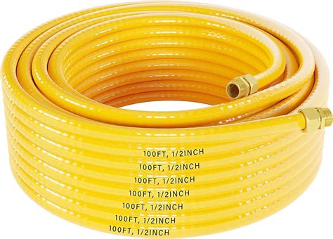 100FT 1/2 '' Flexible Gas Line,CSST Corrugated Stainless Steel Tubing ...