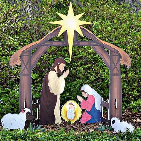 Outdoor Nativity Scene Sets