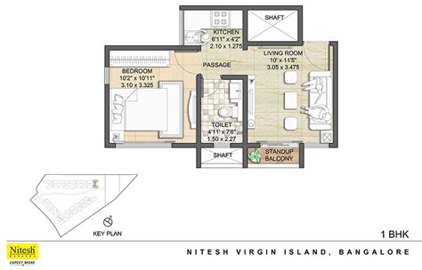 Floor Plans - Nitesh Virgin Island Real Estate Project in Bangalore East
