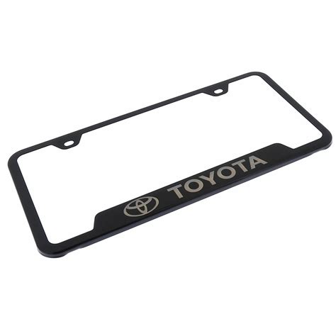 Toyota License Plate Frame (Black) | eBay