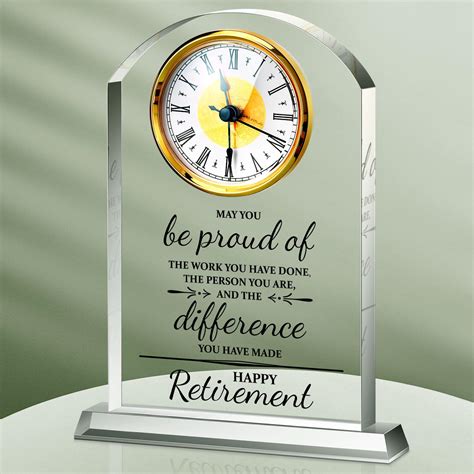 Amazon.com: Landical Retirement Clock Retirement Gift for Women Men ...