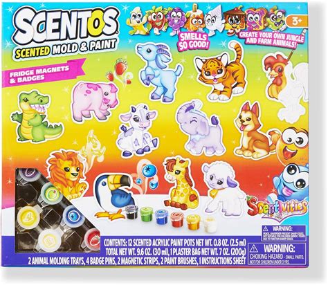 Scentos Mold & Paint Set - 24-Piece - Fruit-Scented India | Ubuy
